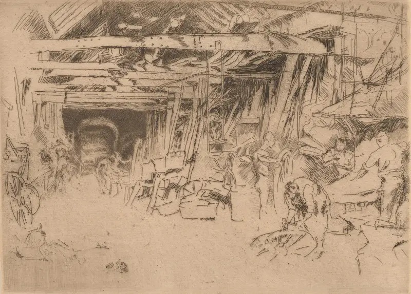 Kolář, 1879, James Abbott McNeill Whistler