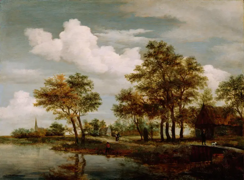 Flusslandschaft von Meindert Hobbema
