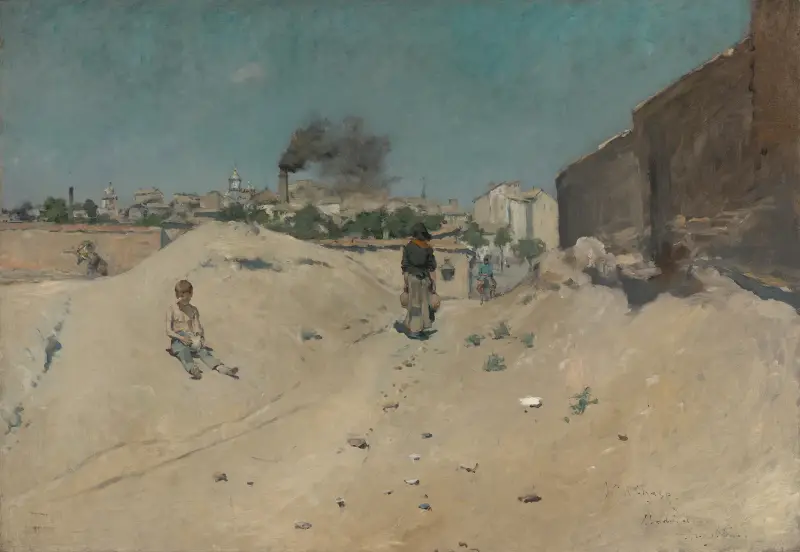 Madrids utkanter av William Merritt Chase