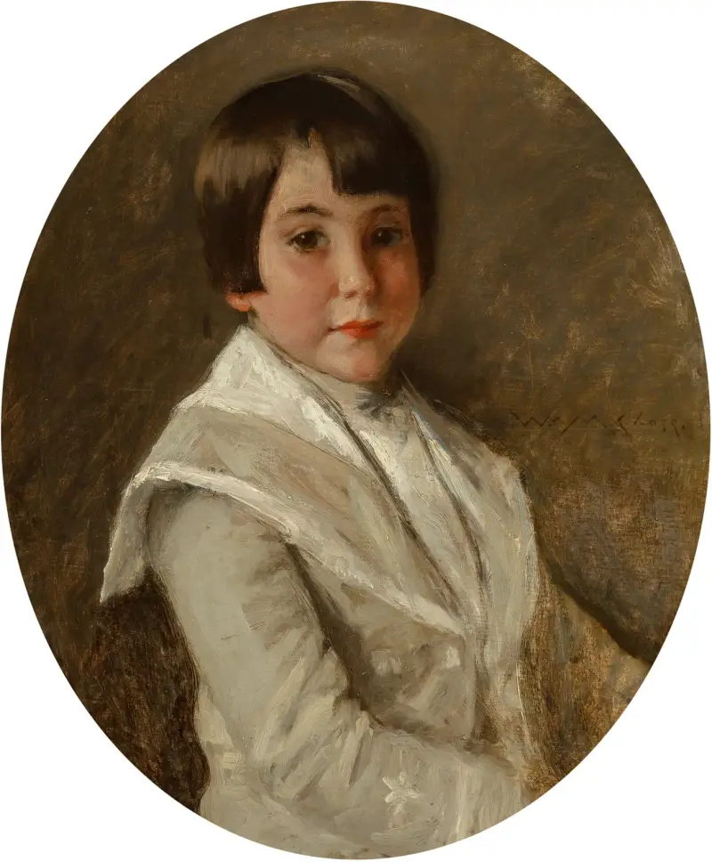 Porträtt av Roland Dana Chase av William Merritt Chase