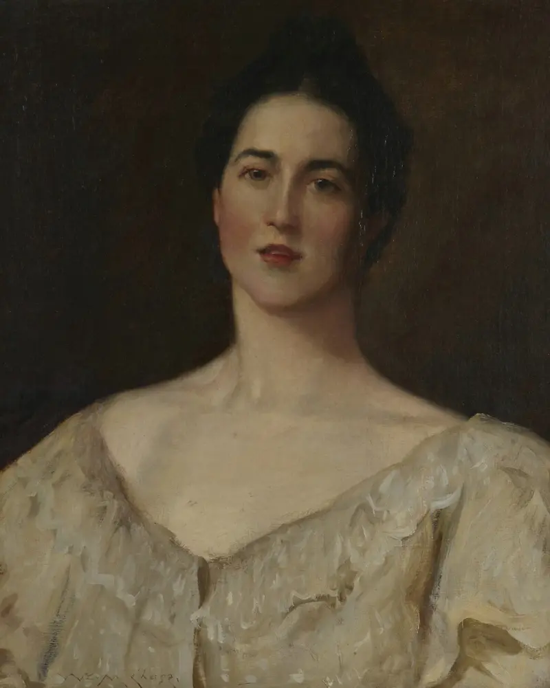 Das stattliche Modell von William Merritt Chase