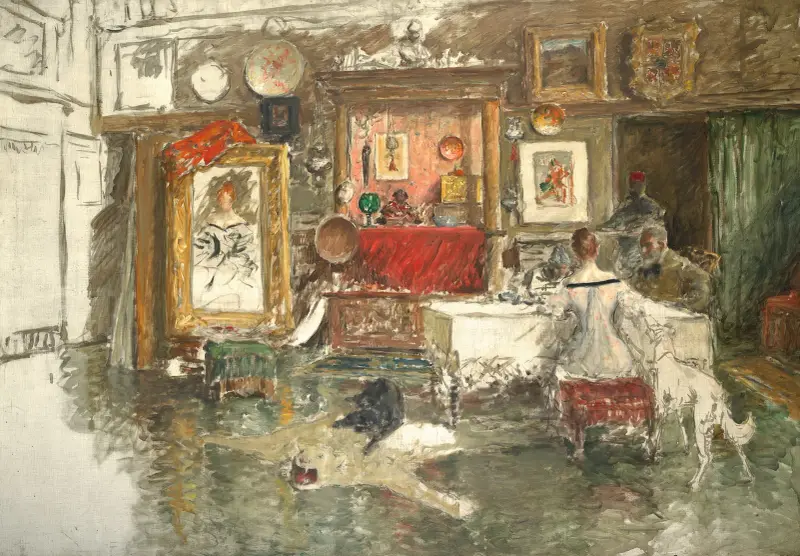 Studio på Tenth Street av William Merritt Chase
