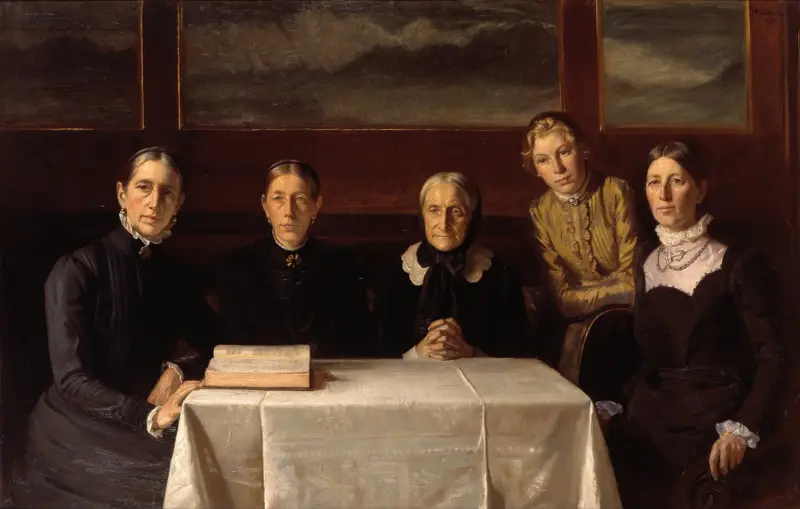 Boží hod vánoční 1900, Michael Ancher