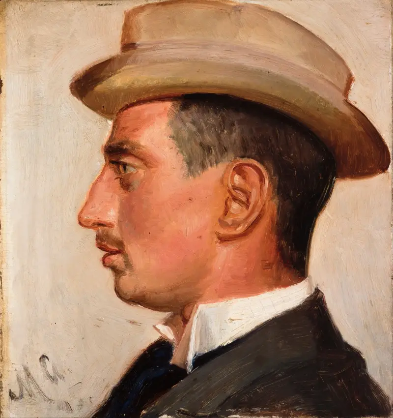Prince Christian of Denmark av Michael Ancher