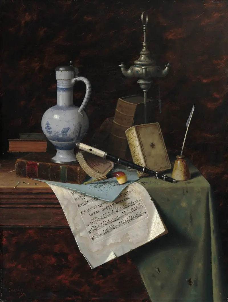 Meine Schätze von William Michael Harnett