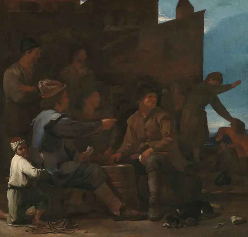 Die Kartenspieler von Michael Sweerts