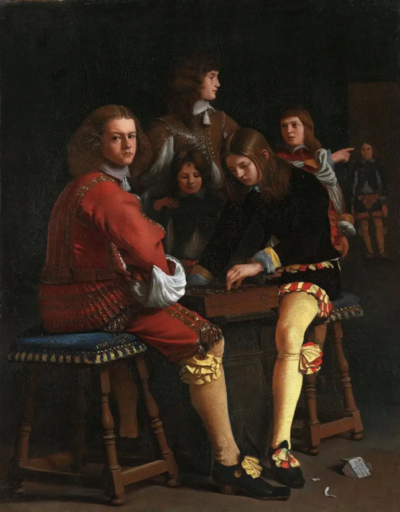 Die Damebrettspieler von Michael Sweerts