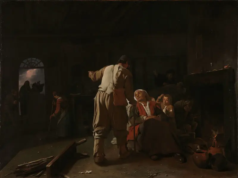 Navštívení nemocných, Michael Sweerts