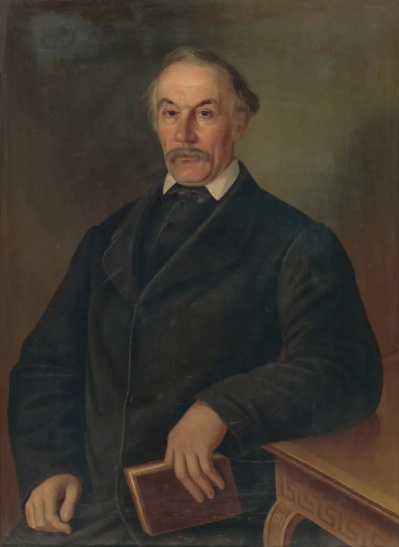 Porträt von J. Vavrečan von Peter Michal Bohúň