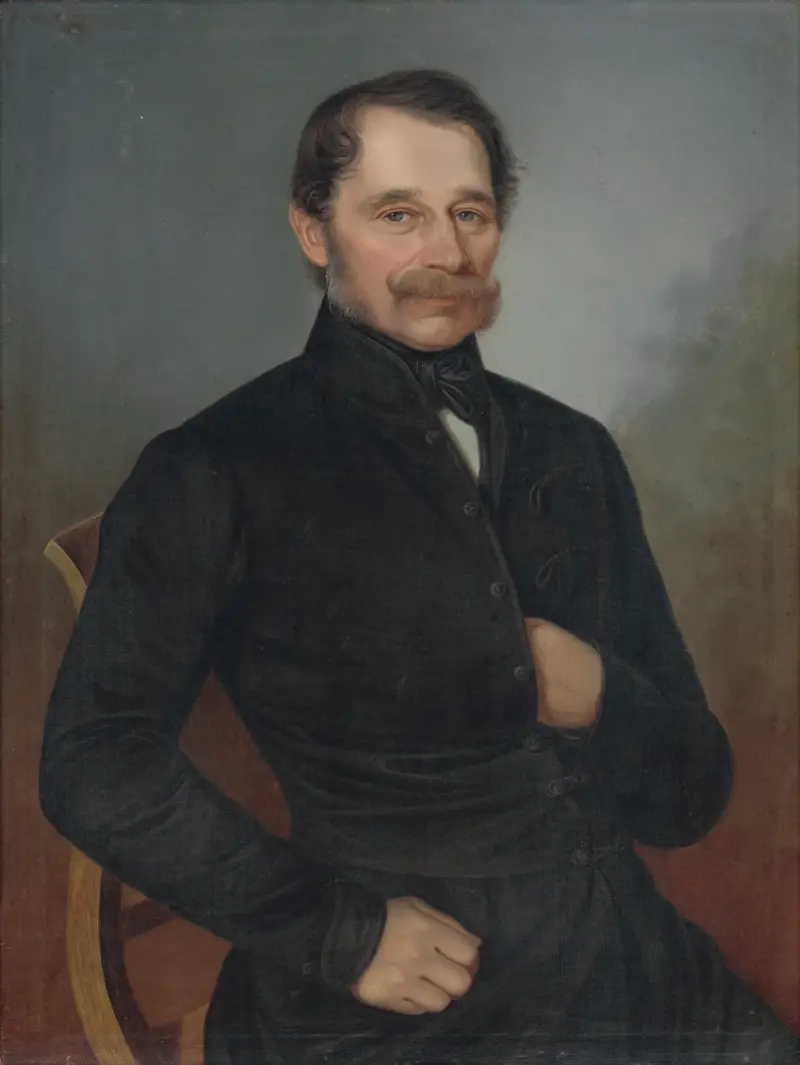Portrait of M. Dluhovits av Peter Michal Bohúň