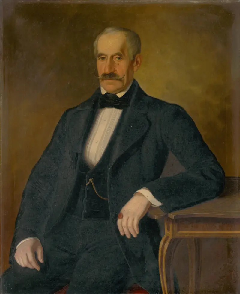 Portrait of Móric Zmeškal av Peter Michal Bohúň