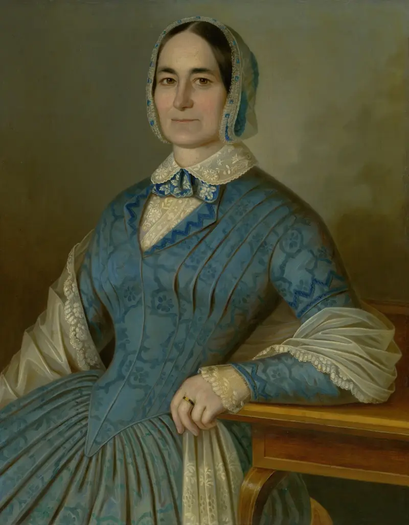 Portrait of Mrs. Dávid av Peter Michal Bohúň