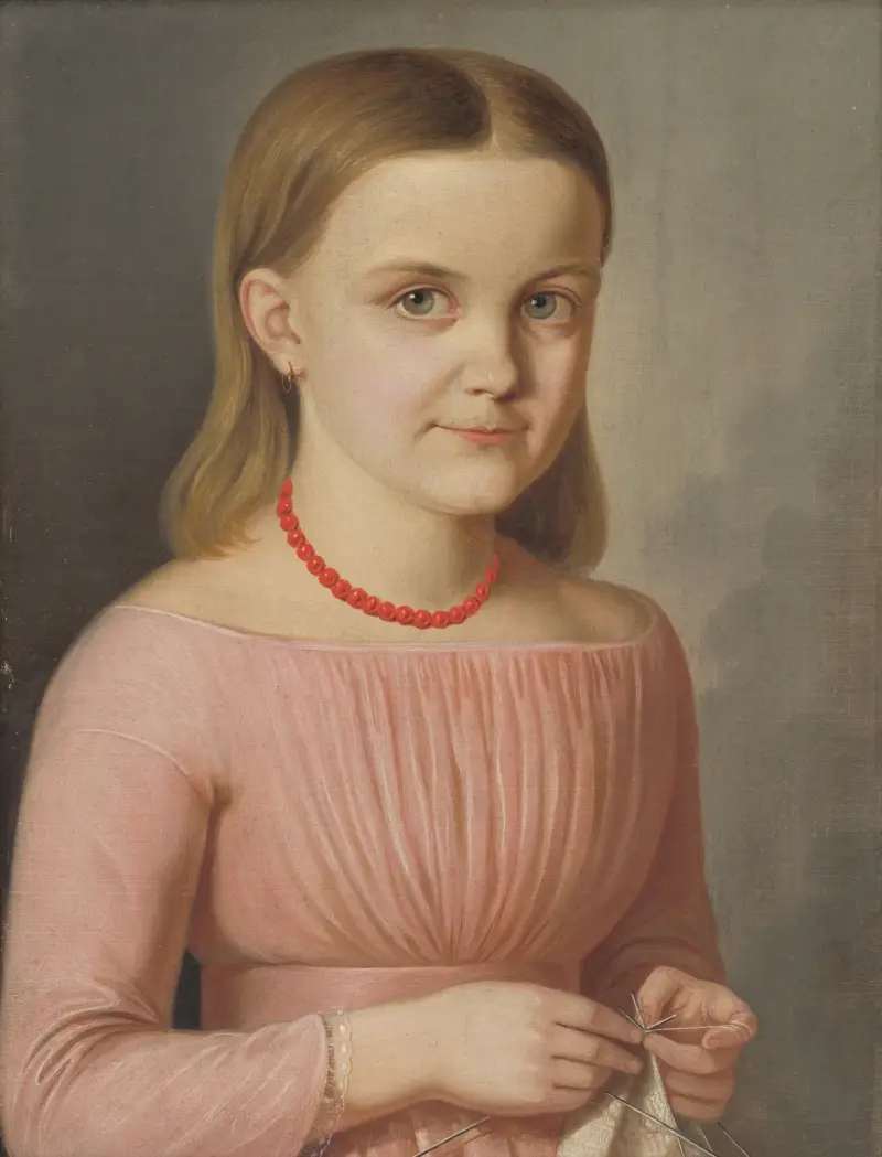 Portrait of Ľudmila Droppová av Peter Michal Bohúň