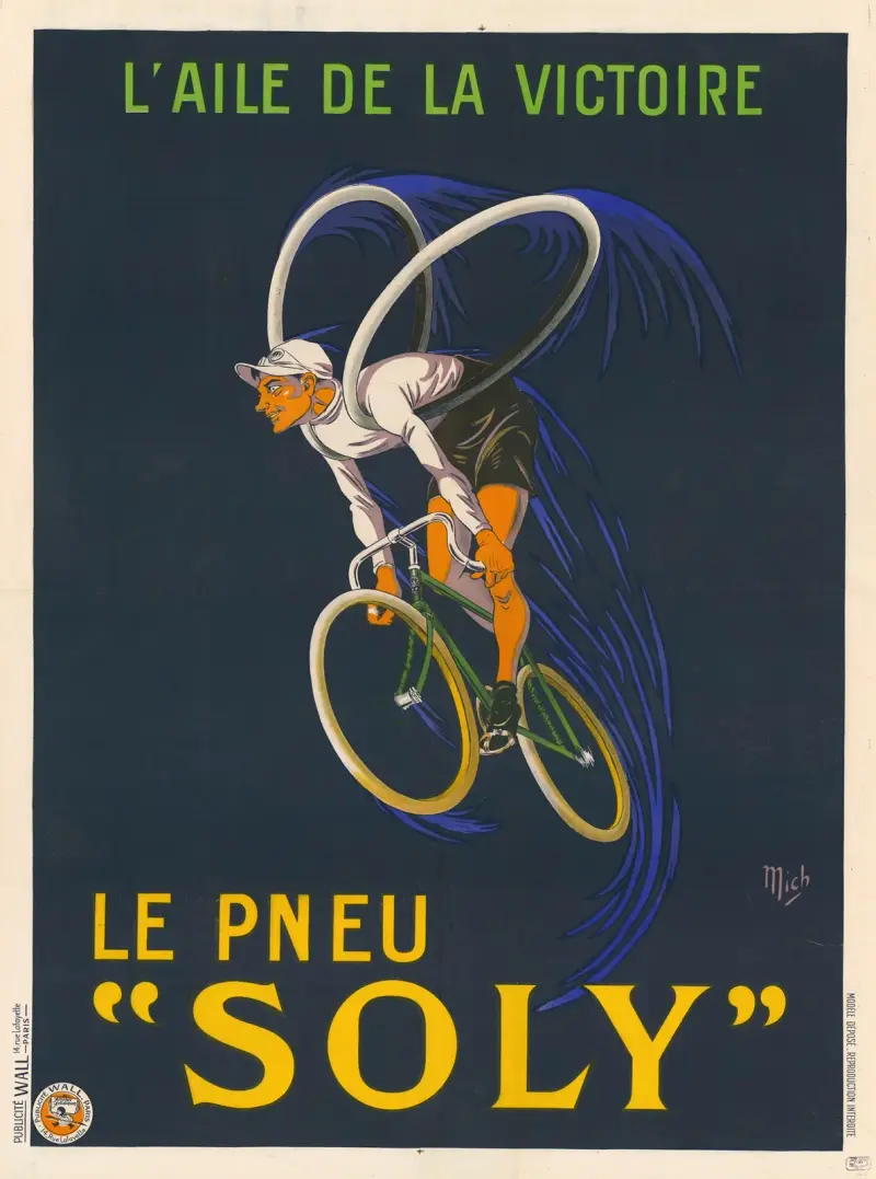 L’aile de la victoire. Le pneu ‘Soly’ av Mich (Michel Liebeaux)