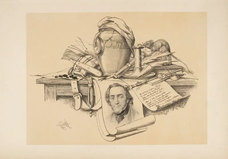 Schlussvignette; Realismus von Michel Liénard