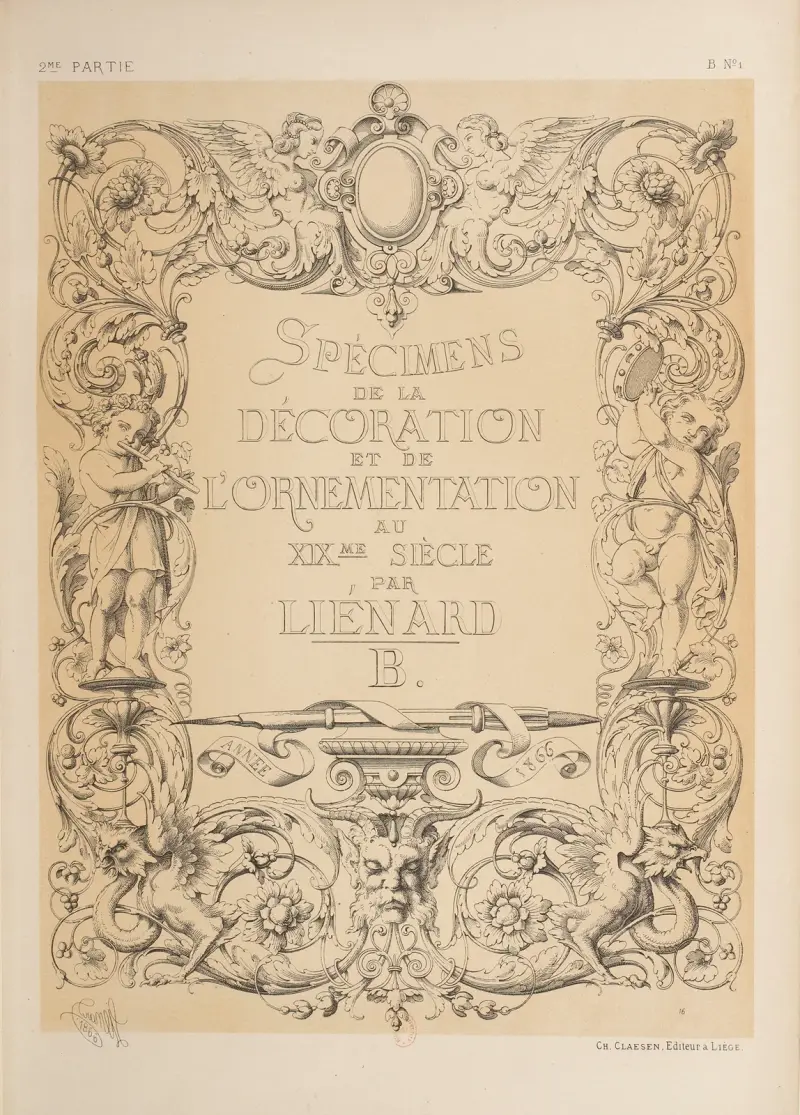 Renesanční frontispis, Michel Liénard