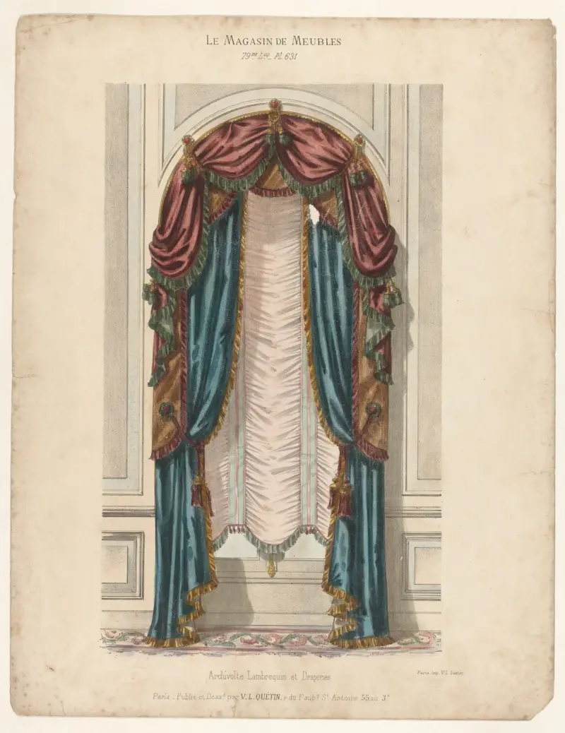 Archivolte Lambrequin et Draperies av Victor Léon Michel Quétin