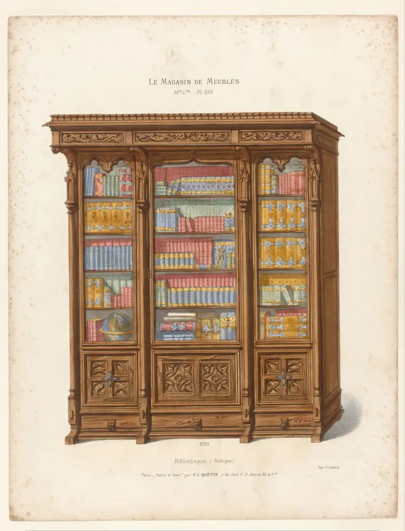 Bibliothèque (Gotika), Victor Léon Michel Quétin