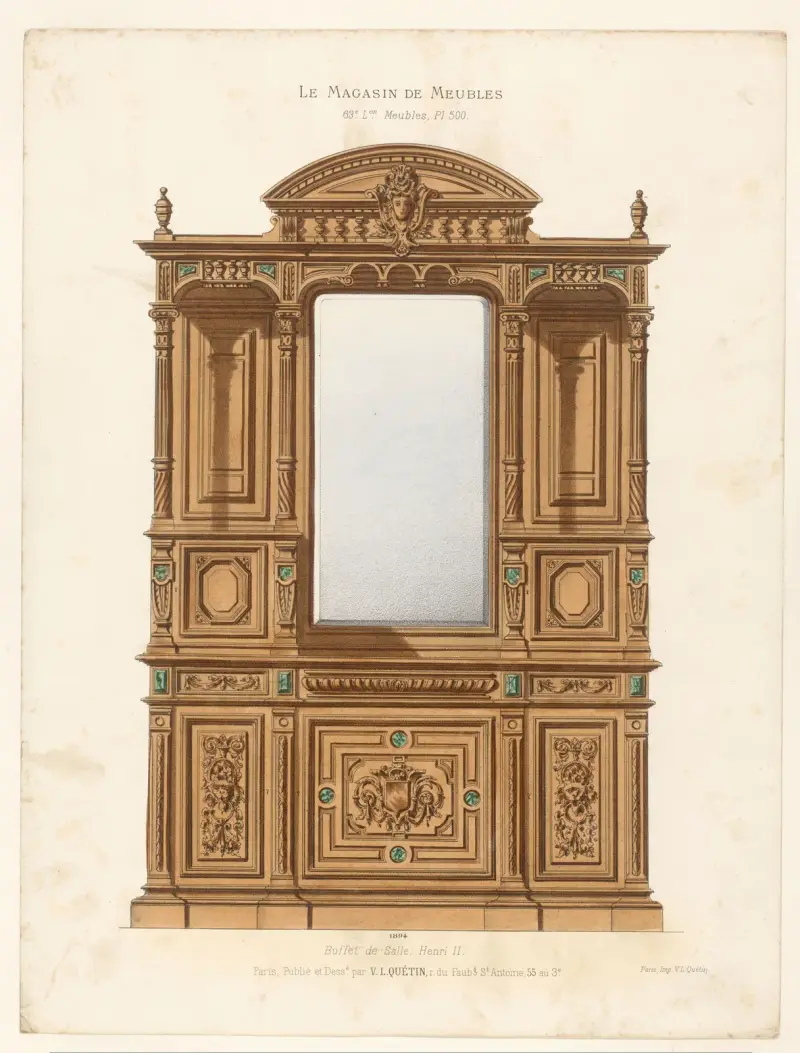 Buffet de Salle, Henri II av Victor Léon Michel Quétin