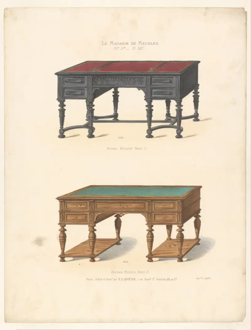 Ministerrum för Henrik II av Victor Léon Michel Quétin