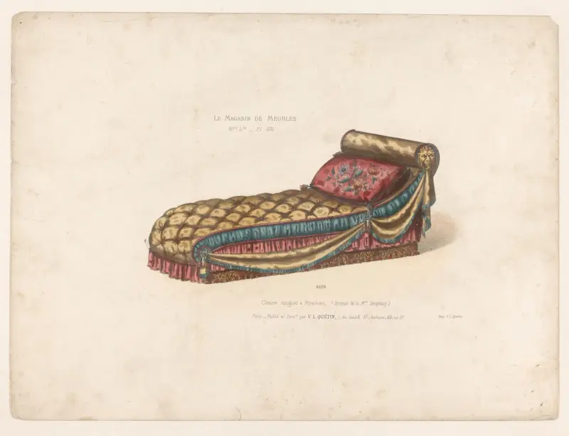Chaise longue à Rouleau av Victor Léon Michel Quétin