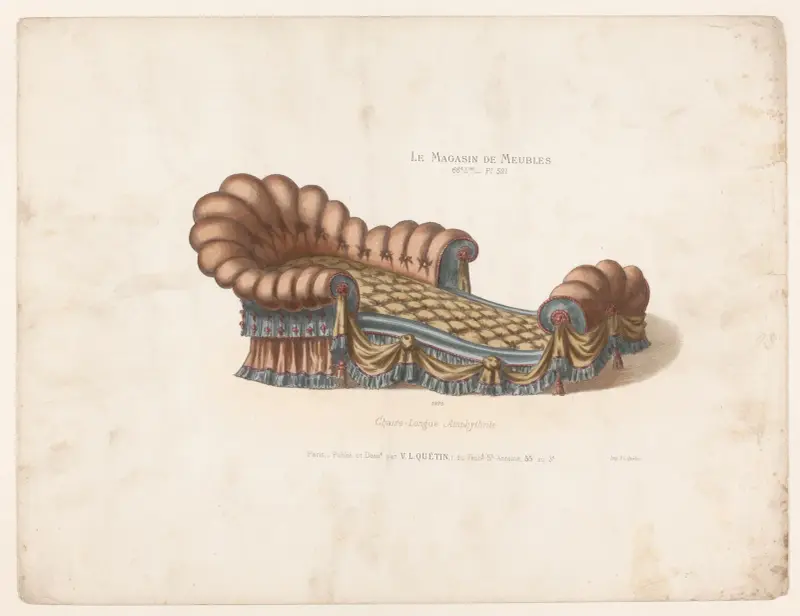 Chaise-Longue Amphythrite av Victor Léon Michel Quétin