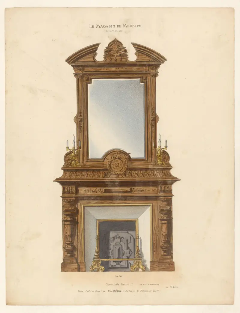 Henrik II-spis av Victor Léon Michel Quétin