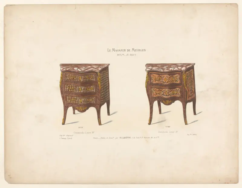 Commode Louis XV av Victor Léon Michel Quétin