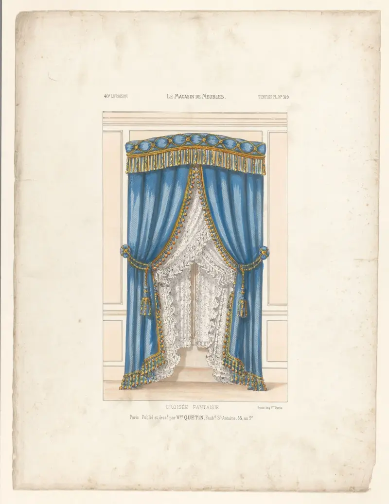 Croisée fantaisie av Victor Léon Michel Quétin