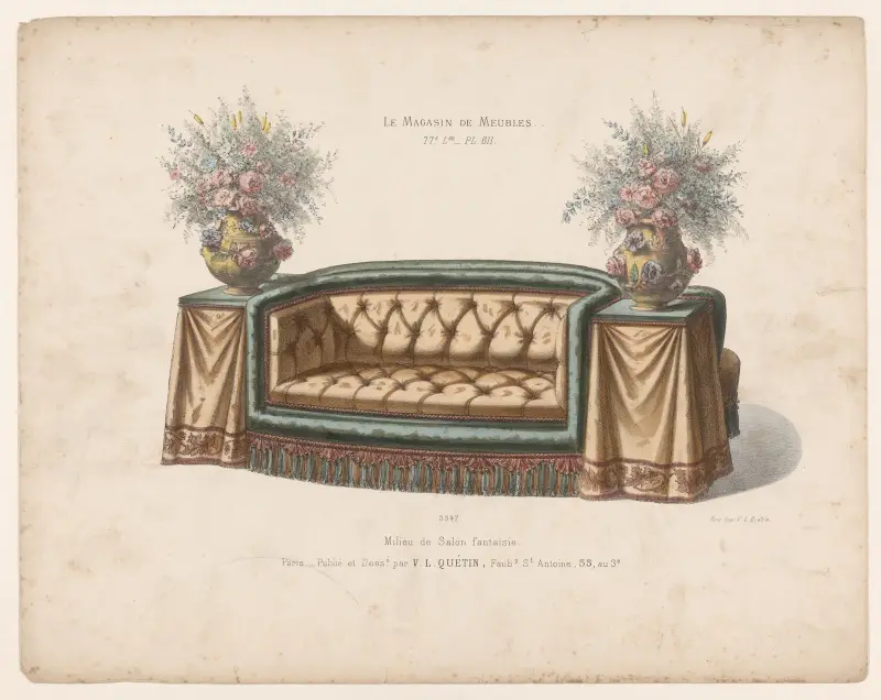 Salonmilieus Fantasie von Victor Léon Michel Quétin