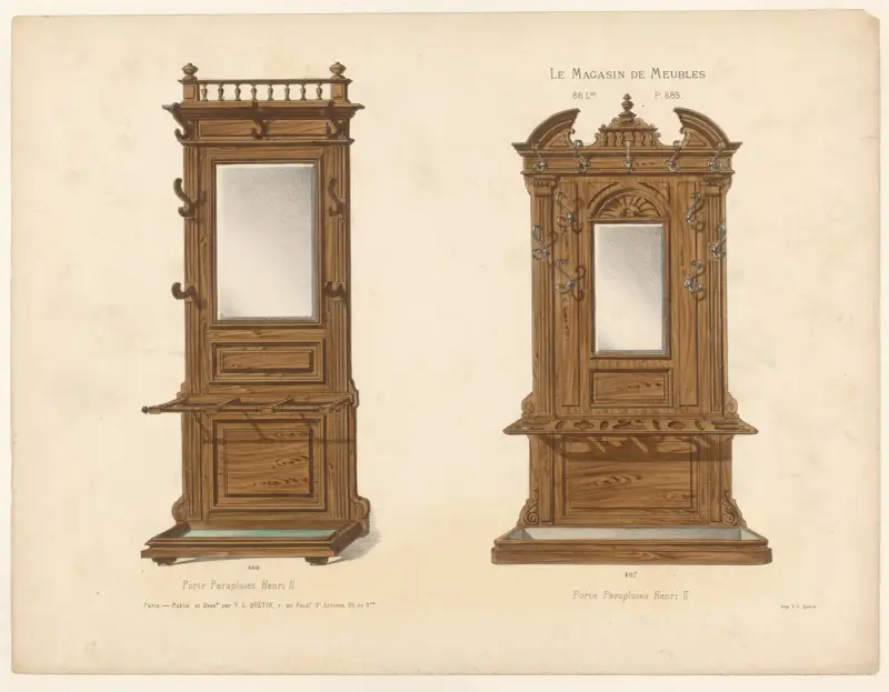 Porte Parapluies Henri II av Victor Léon Michel Quétin