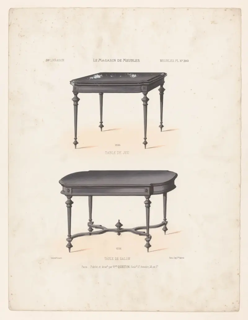 Salongsbord av Victor Léon Michel Quétin