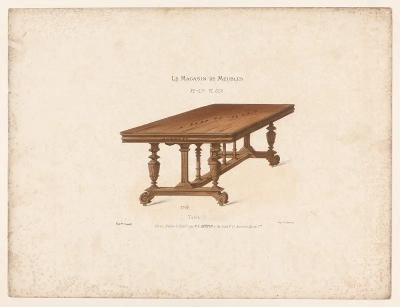 Bord av Victor Léon Michel Quétin