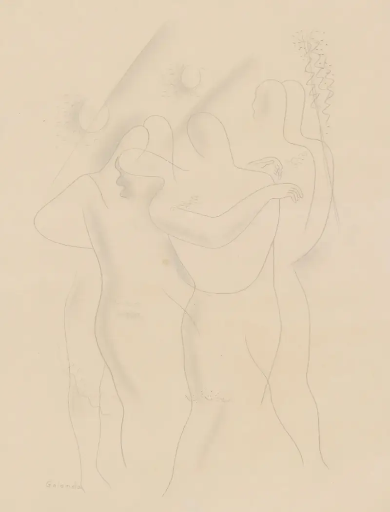 Figural Composition von Mikuláš Galanda