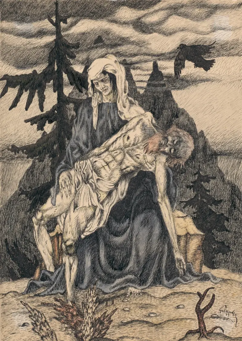Pieta von Mikuláš Galanda