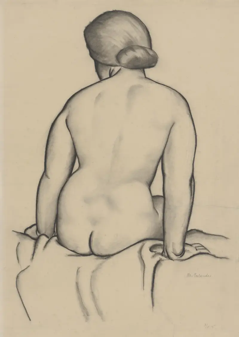 Seated Nude von Mikuláš Galanda