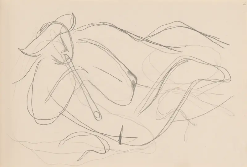 Skizzenbuch mit verschiedenen Studien, 1928 von Mikuláš Galanda