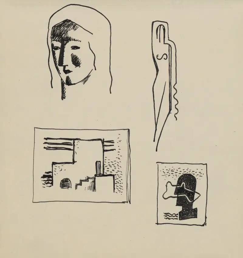 Sketchbook with Various Studies von Mikuláš Galanda