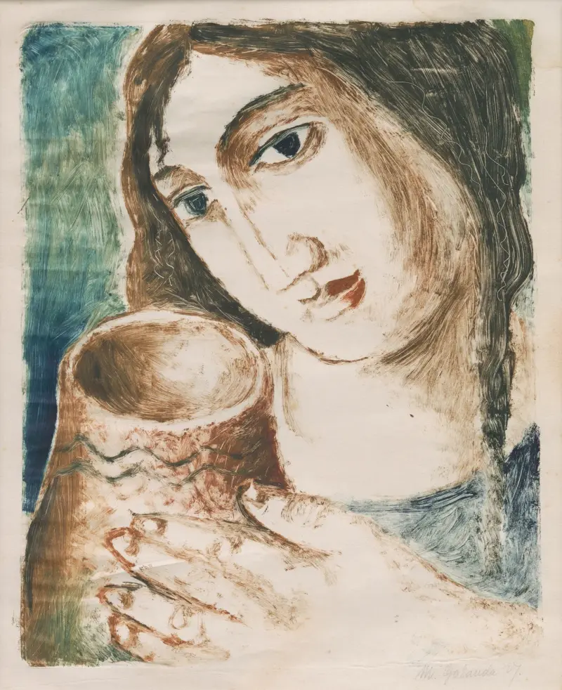 Žena s krčahom von Mikuláš Galanda