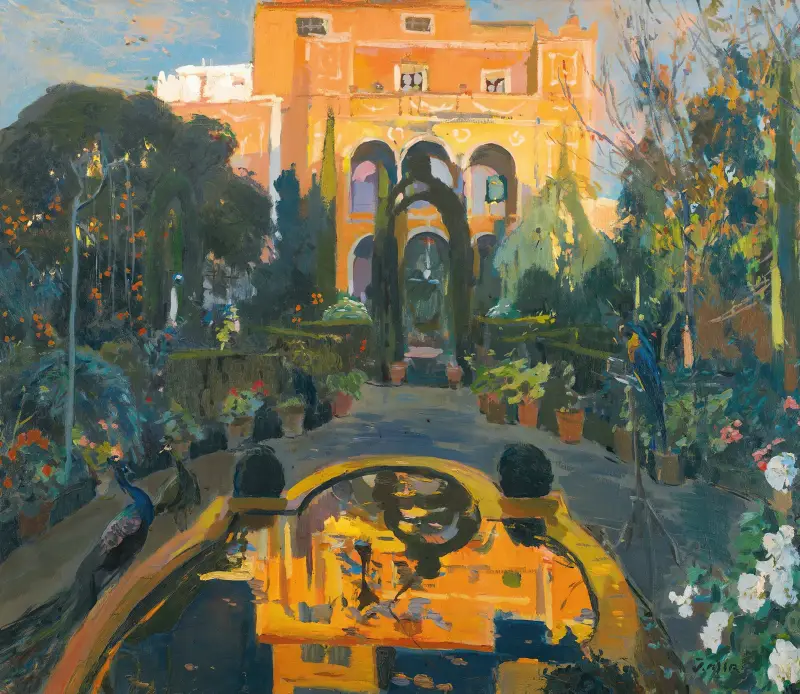 Der Garten des Künstlers von Joaquin Mir Trinxet