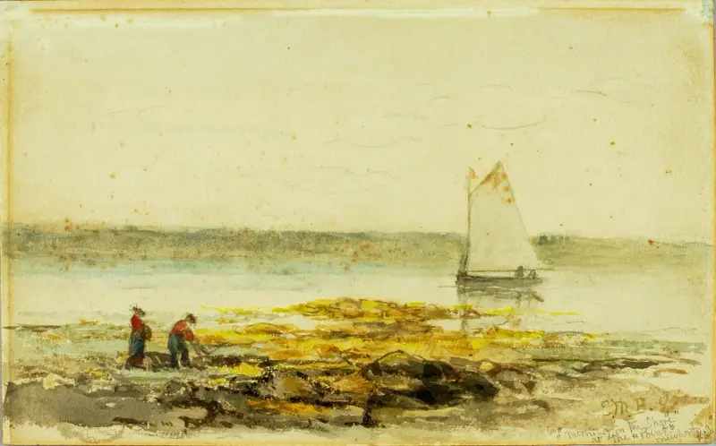 Morgon vid stranden av Edward Mitchell Bannister