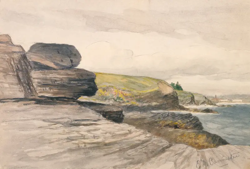 Výjev z Newportu, Edward Mitchell Bannister
