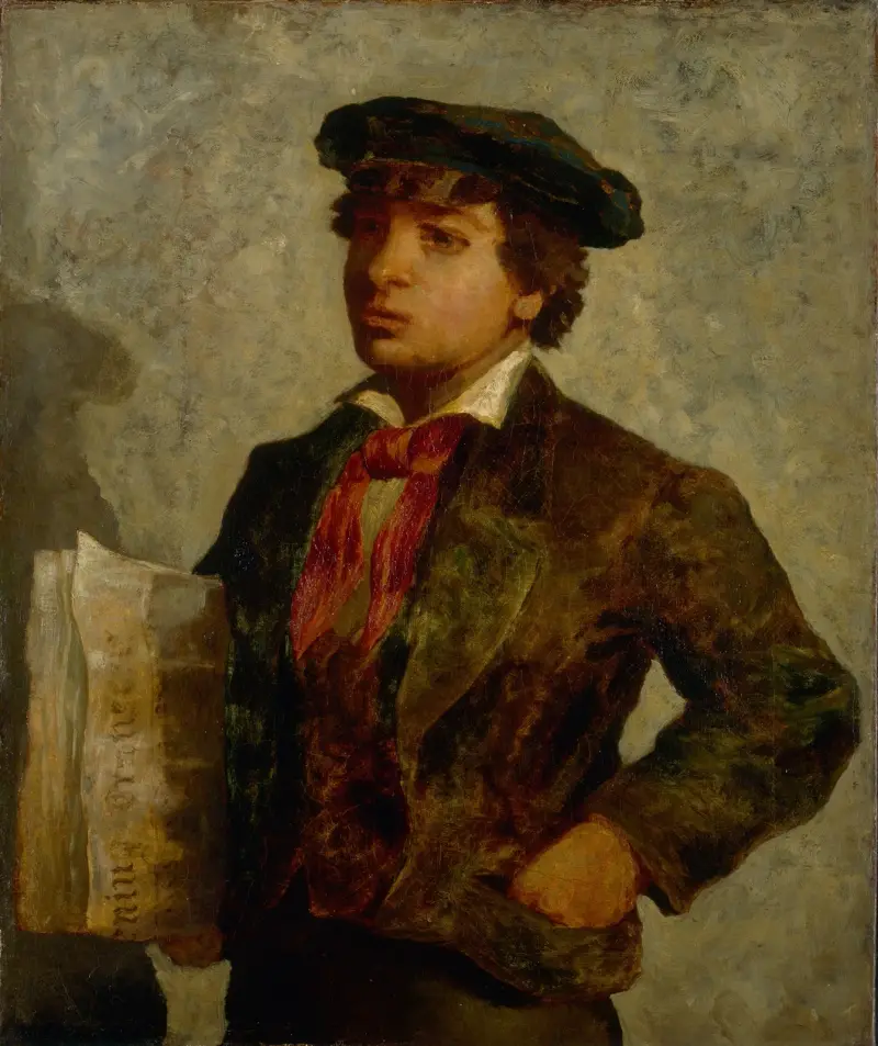 Tidningspojken, Edward Mitchell Bannister