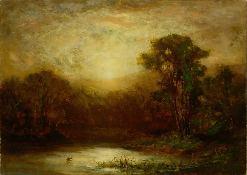 Západ slunce, Edward Mitchell Bannister