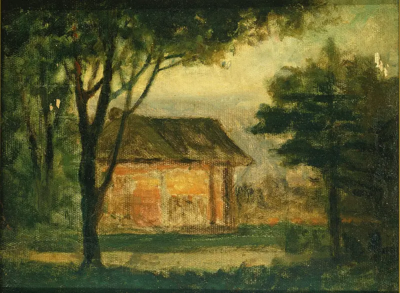 Det gamla hemmanet av Edward Mitchell Bannister