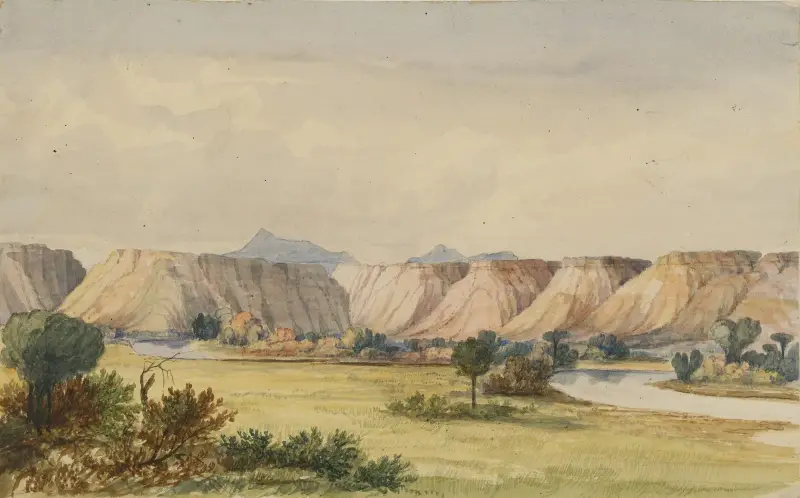 Teton Valley av John Mix Stanley