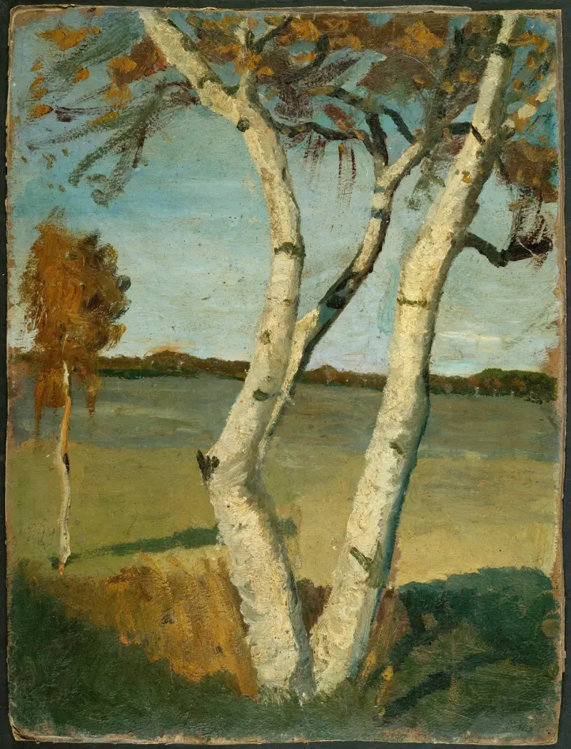 Bříza v krajině, Paula Modersohn-Becker