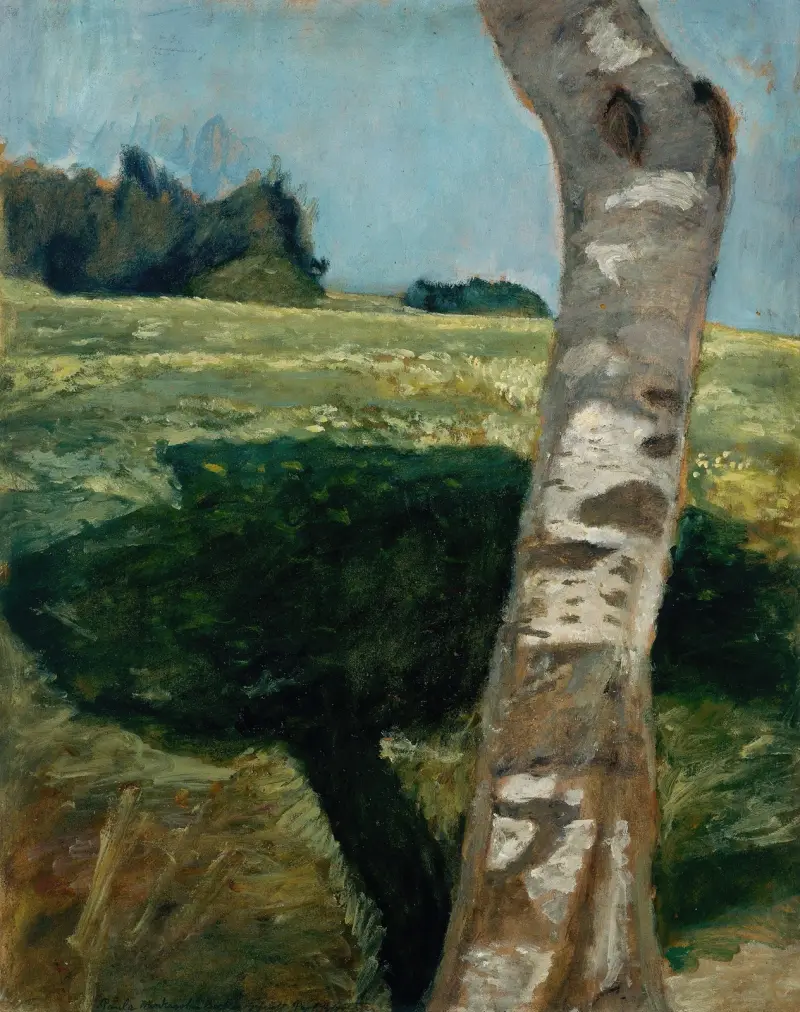 Birkenstamm von Paula Modersohn-Becker