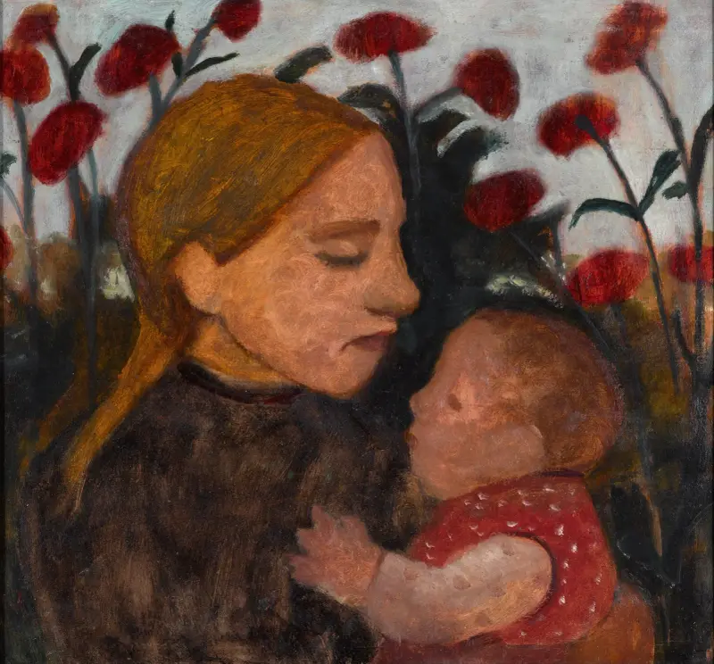 Dívka s dítětem, Paula Modersohn-Becker