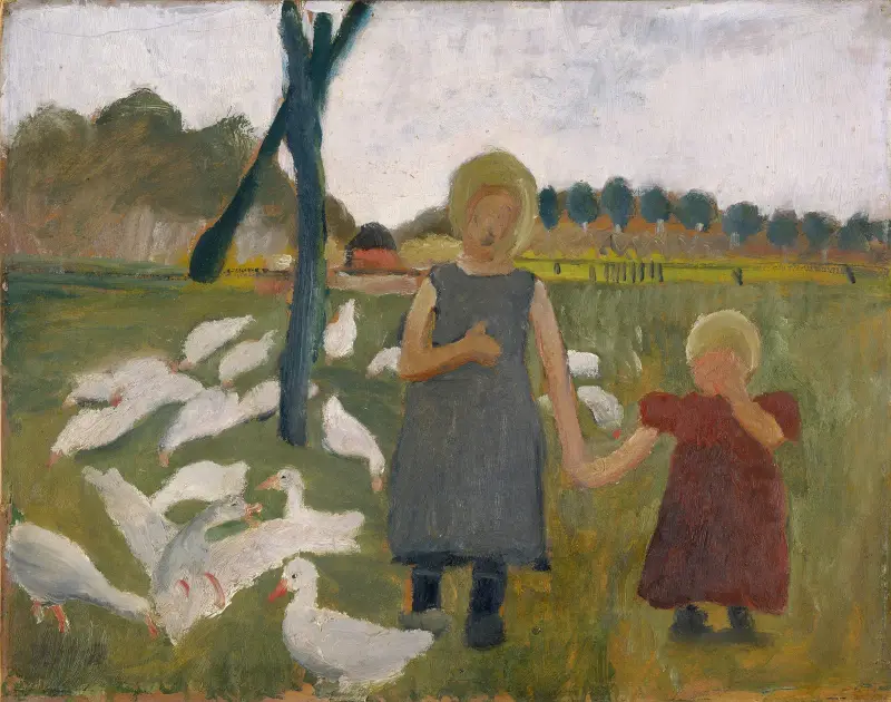 Dzieci z gęsiami, Paula Modersohn-Becker